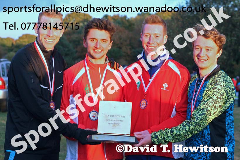 Senior men, 2016 National Cross Country Relays, Berry Hill Park, Mansfield. Photo: David T. Hewitson/Sports for All Pics